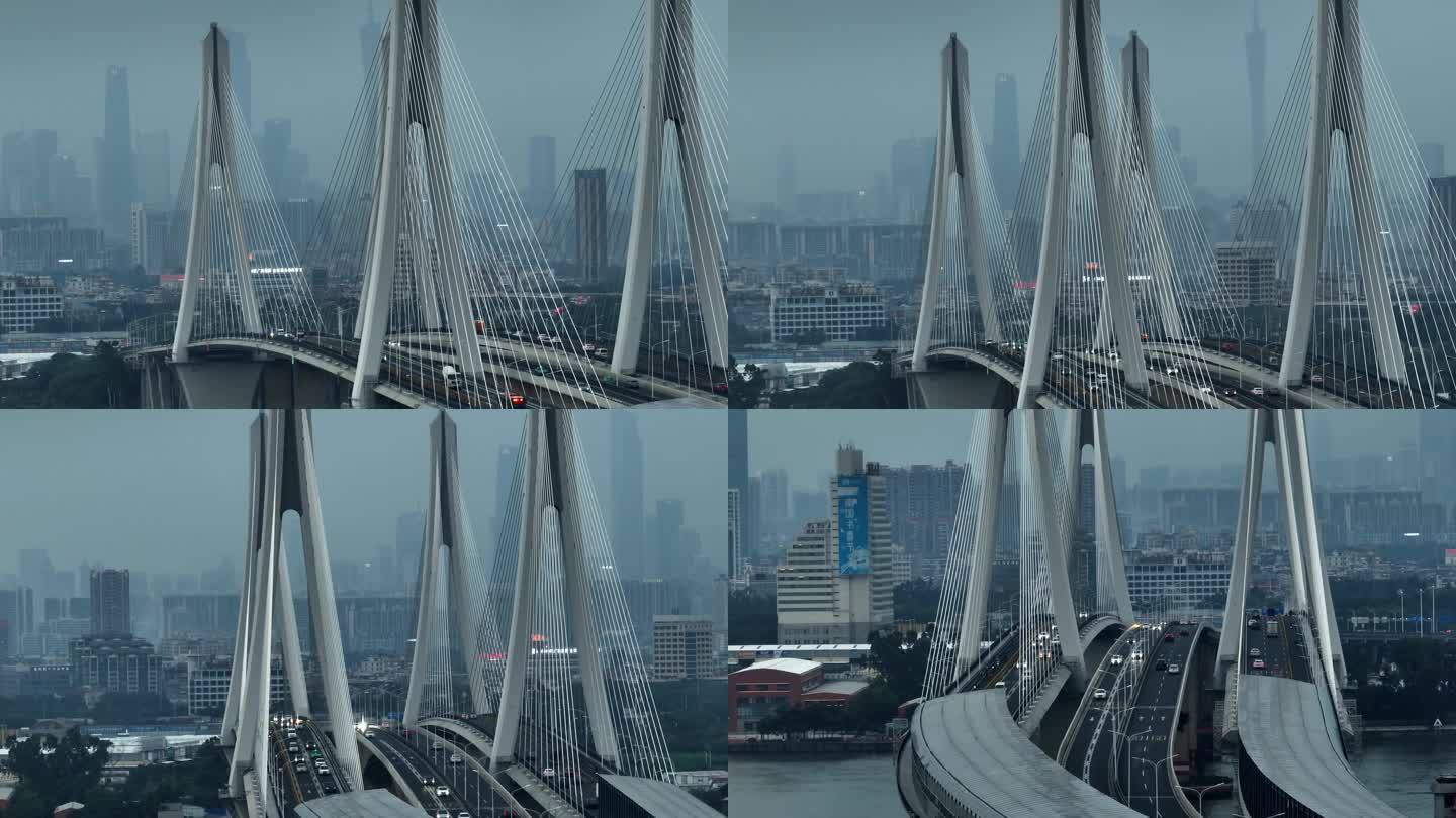 广州洛溪大桥航拍3