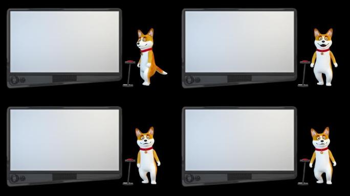 角色狗显示屏幕