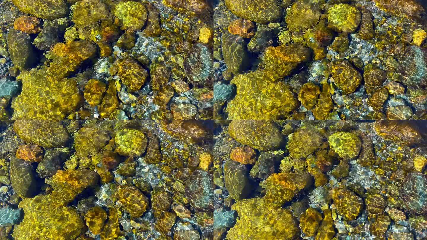 水中的石头