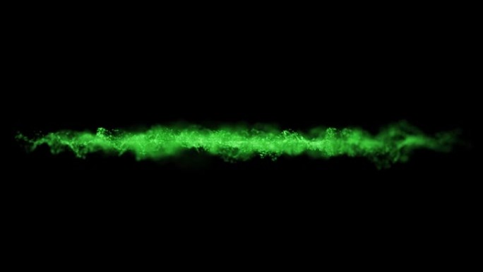 小颗粒的抽象绿波。用于存储全球数据的互联网技术。