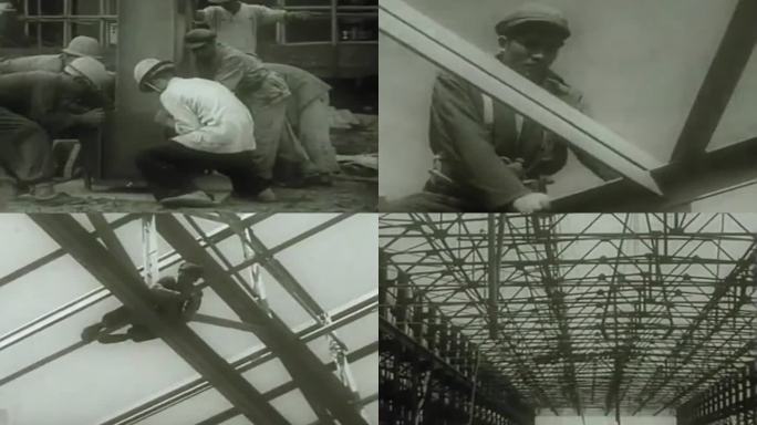 50年代一汽工厂建设影像6