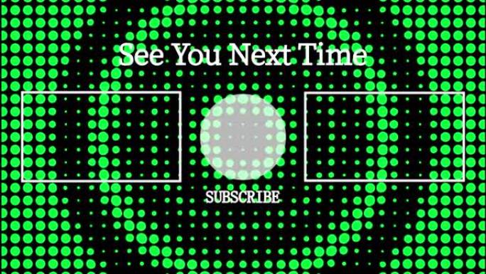 点圆波运动端卡结束屏幕运动图形