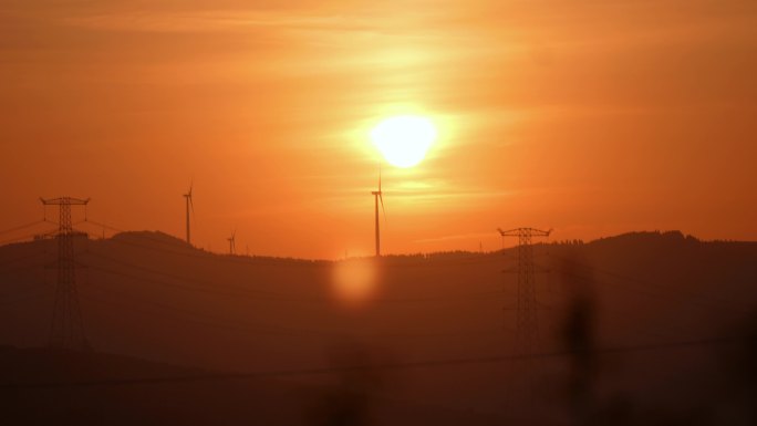 日出 夕阳 红红的太阳