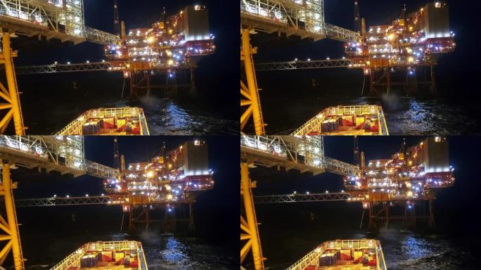 在石油钻机和钻井平台附近的动态定位 (DP) 操作期间，平台供应船PSV