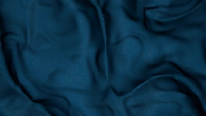 蓝色丝绸面料视频。