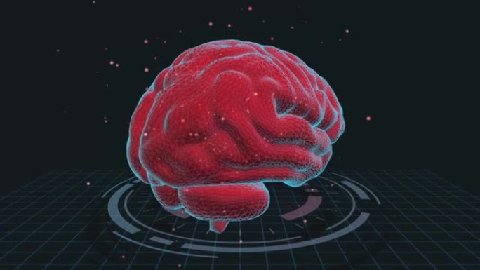 脑部感染疾病-4k循环医学背景