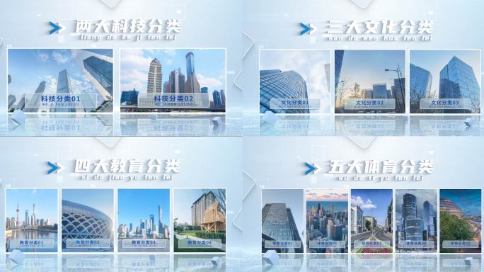 项目图文分类展示