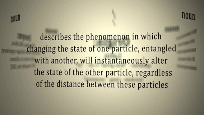 定义: 量子纠缠
