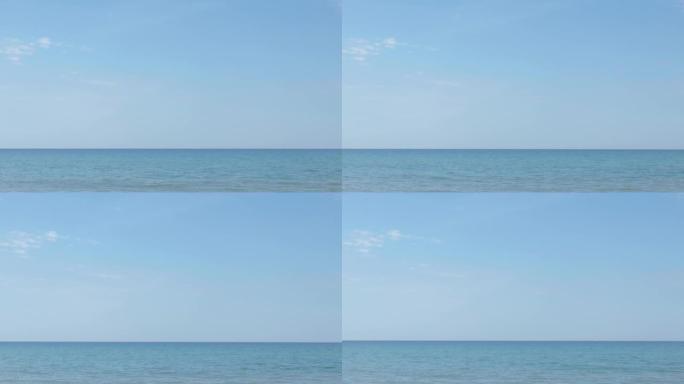海洋地平线海洋景观夏季海浪蓝天