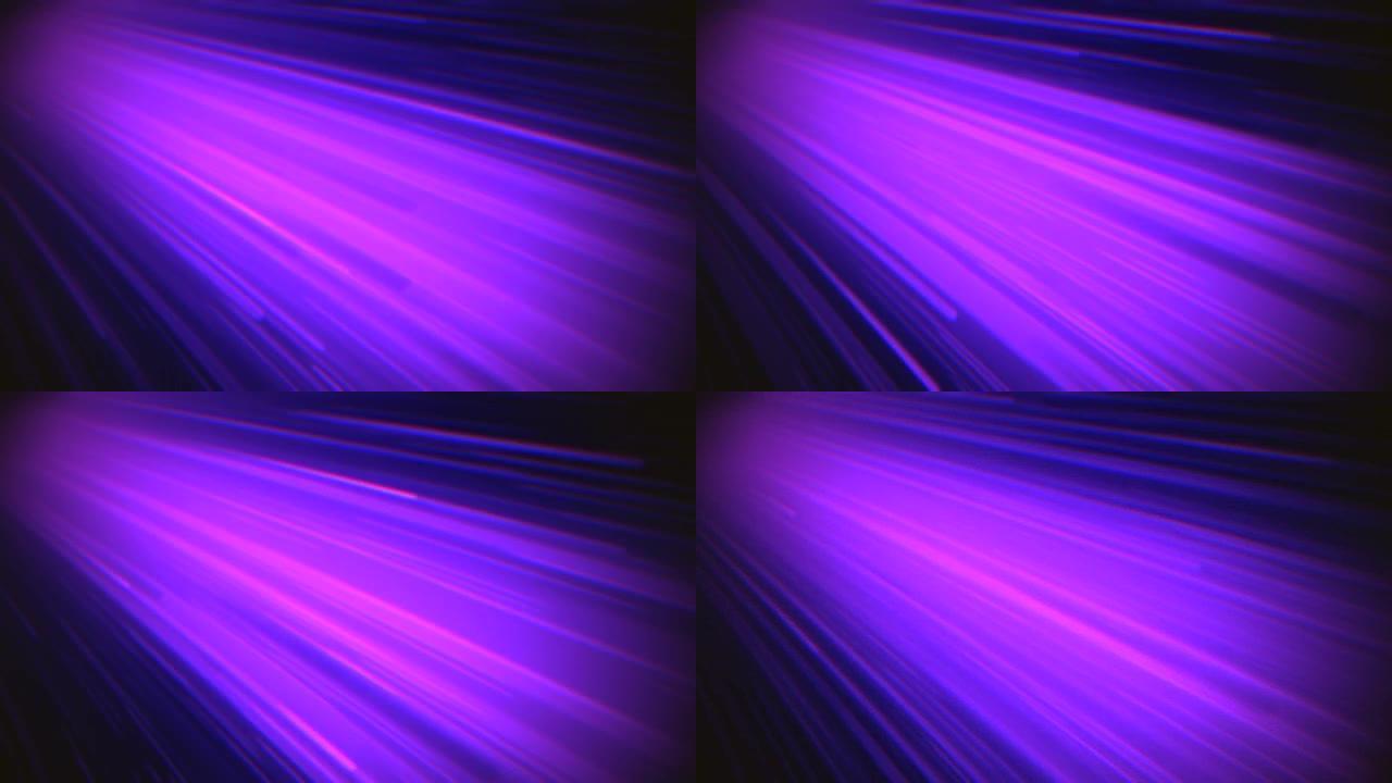 80年代风格的抽象紫色光线和线条