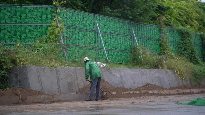 园林绿化工程-路灯铺线排水管道