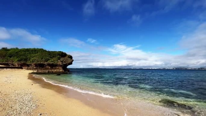 冲绳乌拉索伊西海岸卡梅兹风景