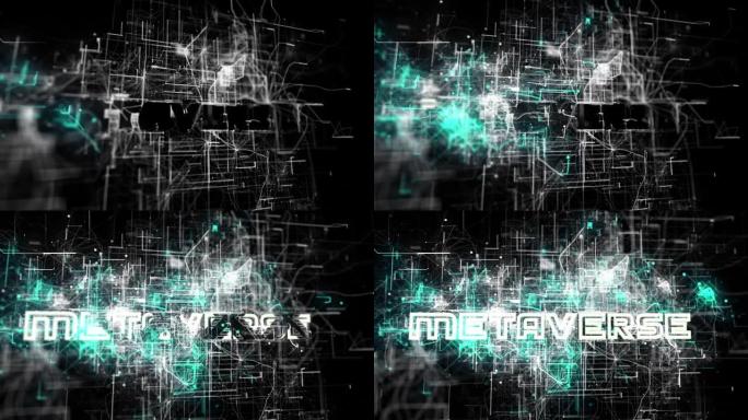 3D动画数据数字代码与 “METAVERSE” 文本股票视频
美国，抽象，动画-运动图像，二进制代码