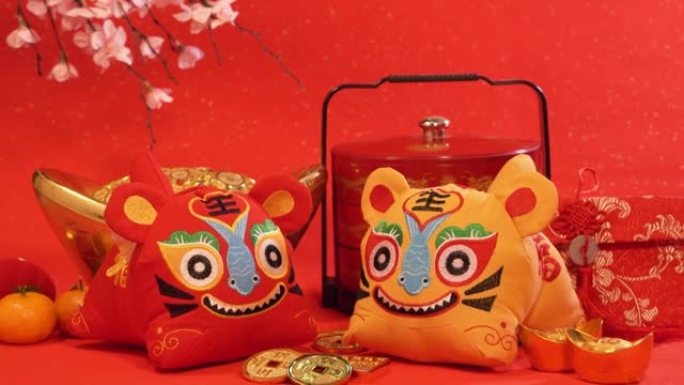 中国传统布娃娃老虎，2022是虎年，