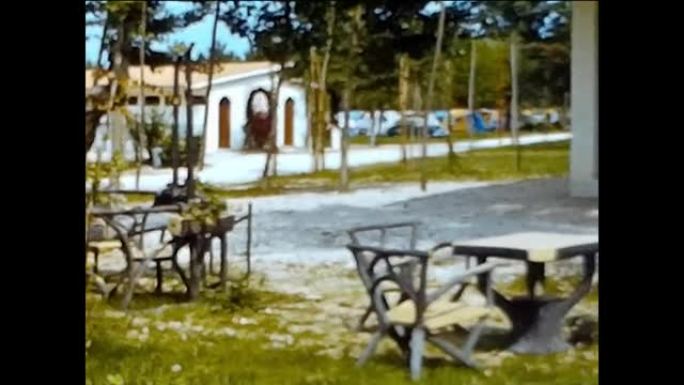 意大利1962，60年代在加尔达湖上露营