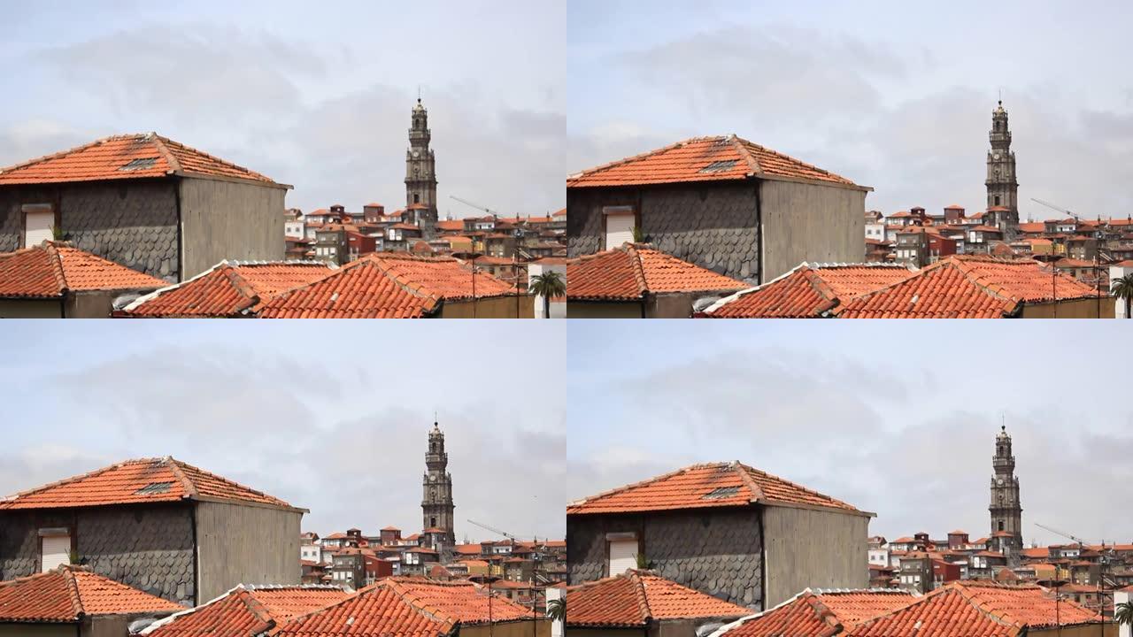 葡萄牙波尔图-2014年4月: Torre dos cl ã©里格斯，波尔图市中心的旅游景点。葡萄牙