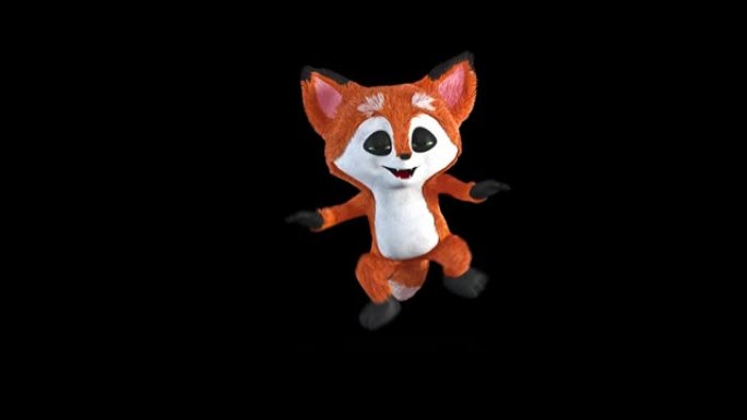 小狐狸跳舞有趣的舞蹈