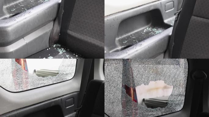 汽车玻璃碎裂