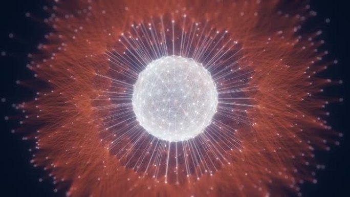 大数据概念。数字数据流。大数据的传输。
