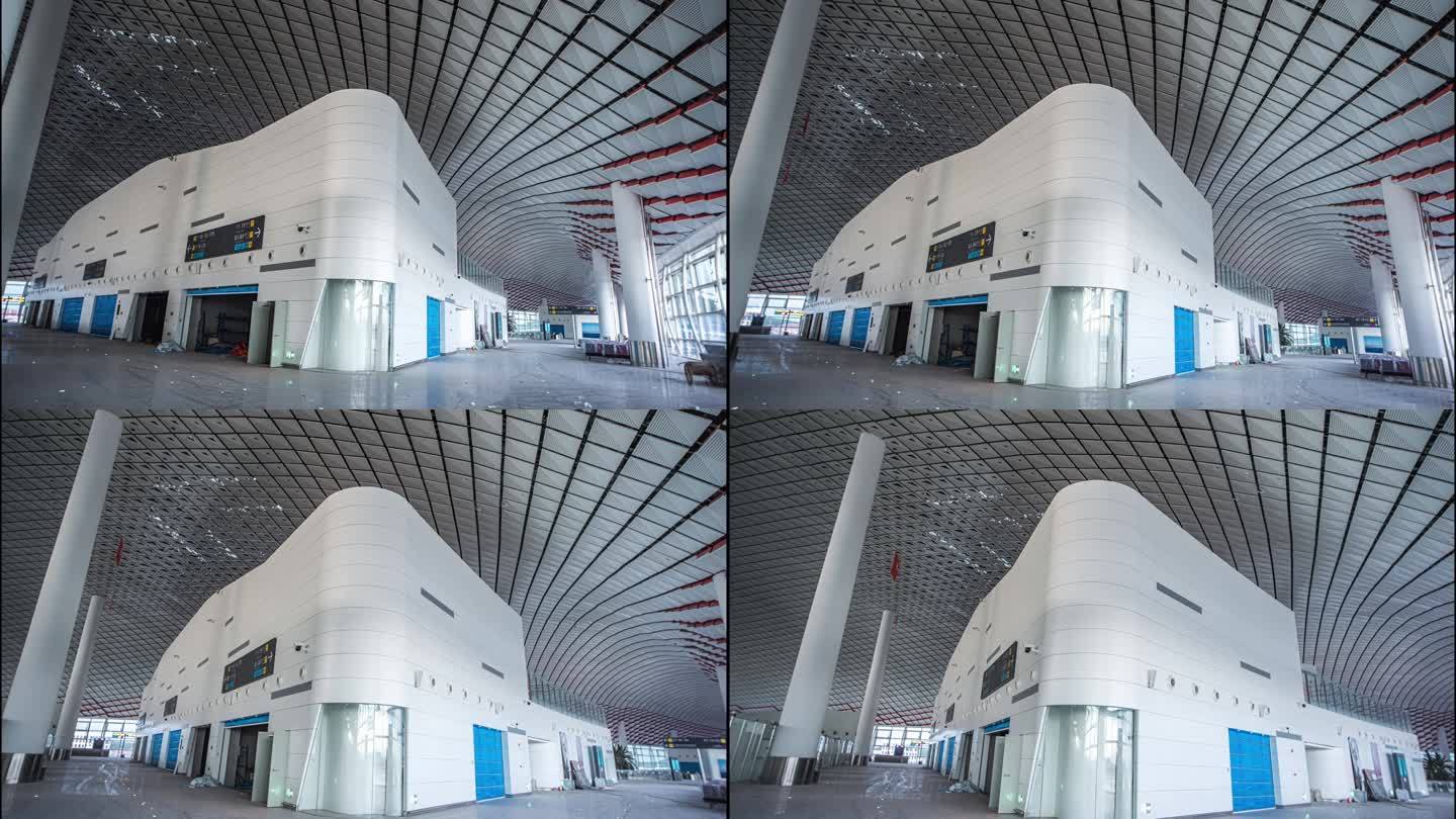 湛江吴川市机场航站楼内部大范围延时2