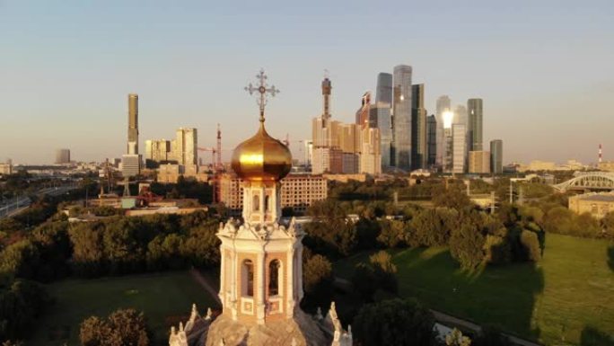 莫斯科菲利的代祷教堂，鸟瞰图