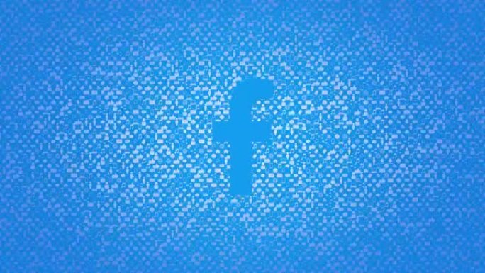 网络背景上的社交Facebook图标