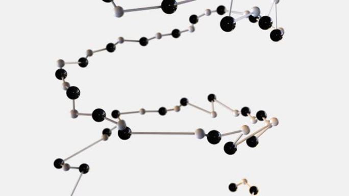 连接原子和分子的链