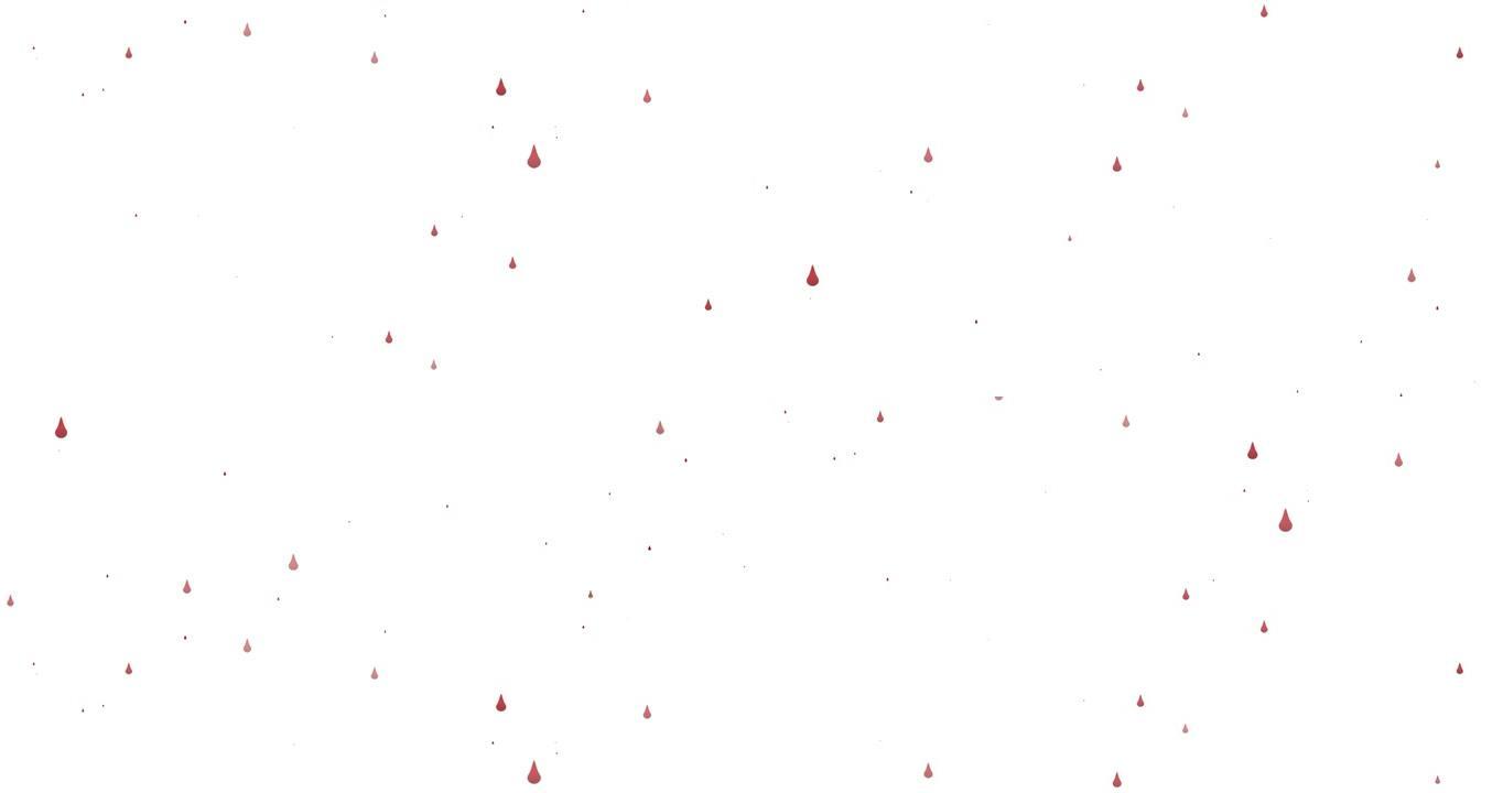 血液滴在白色背景上的动画