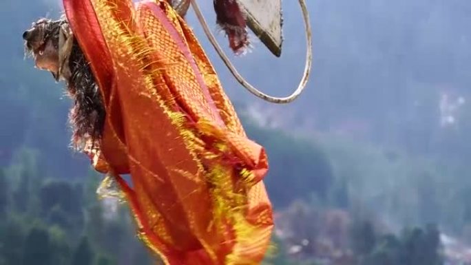 印度教寺庙里的德维·春尼视频