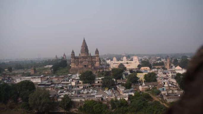 从印度中央邦Orchha的jahangir Mahal，Orchha，中央邦，Jahangir ma