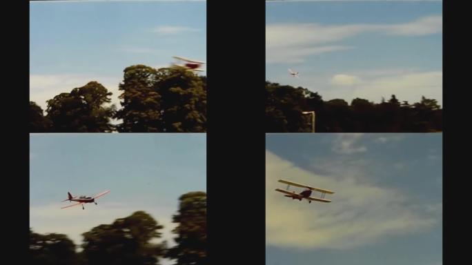 英国1969，特技飞行惊险表演在60年代