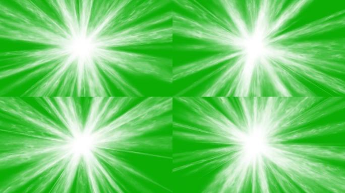 魔灯条纹运动图形与绿屏背景