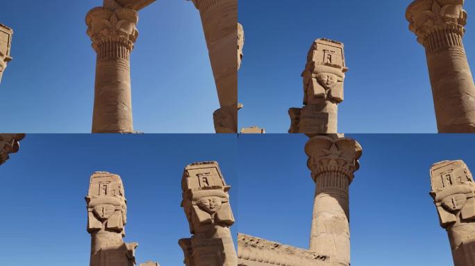 卡拉布沙神庙在努比亚的一个岛屿上，毗邻埃及阿斯旺的纳赛尔湖。