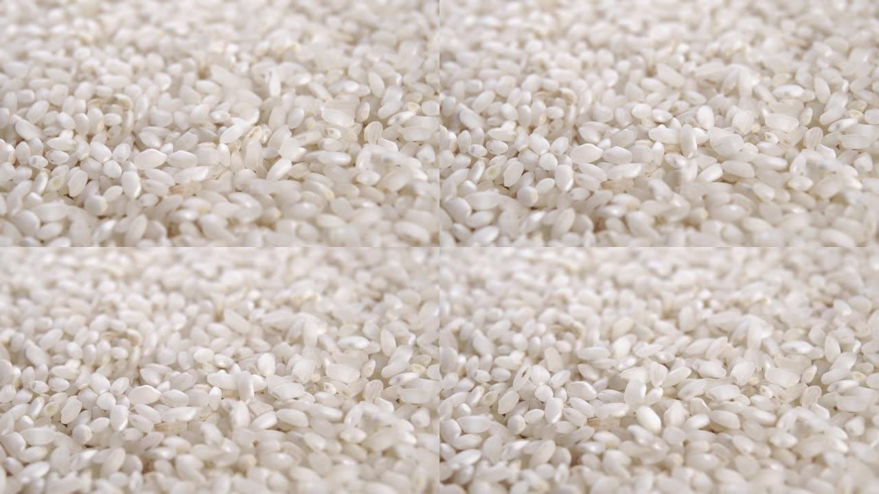 干白米。亚洲传统成分。宏