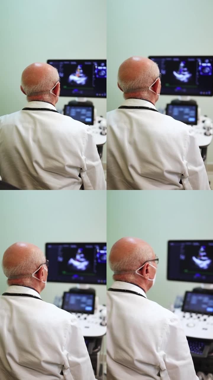 心脏病学检查扫描仪患者