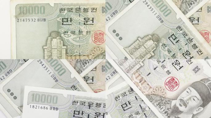 10,000韩元.旧韩国货币钞票