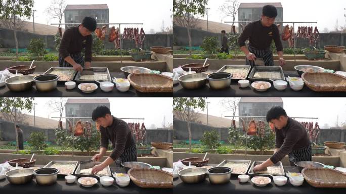 做饭 做菜 农村做饭 年夜饭 过年团聚