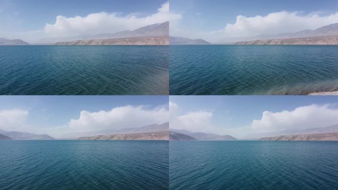 新疆白沙湖航拍2023