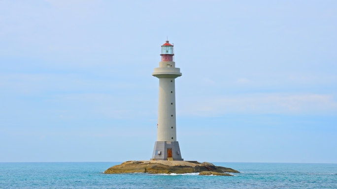 海边，灯塔，礁石，海浪