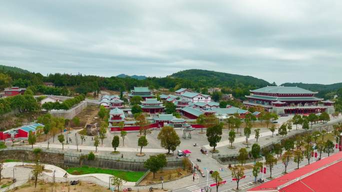 航拍莆田南少林寺