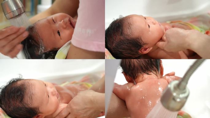 婴儿洗澡