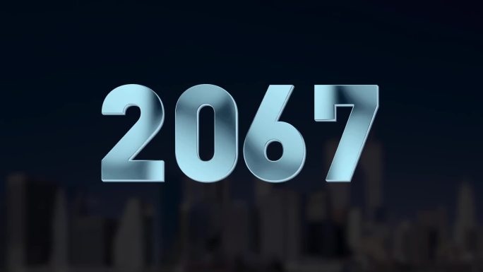 企业60年份年代30数字变化金属文字