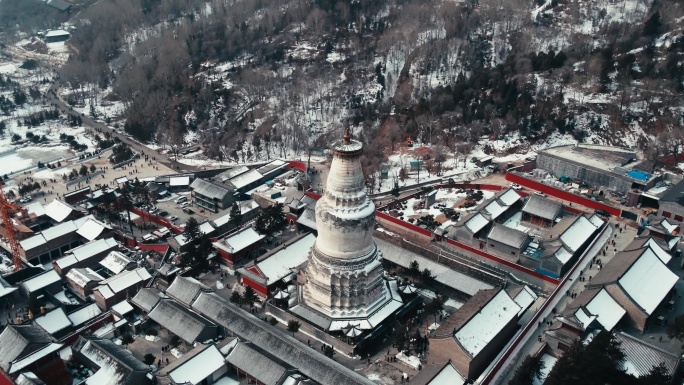 山西五台山白塔