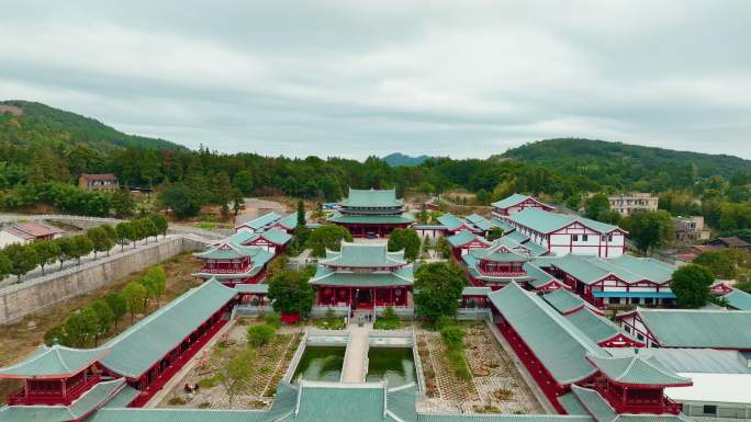 航拍莆田南少林寺