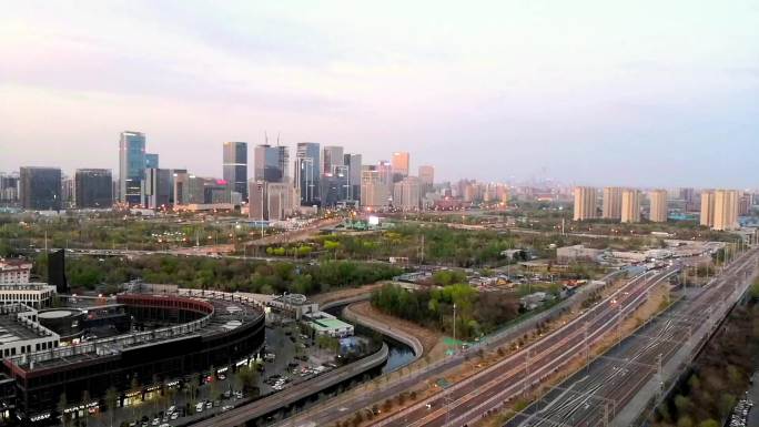 日变夜延时摄影 北京地标建筑
