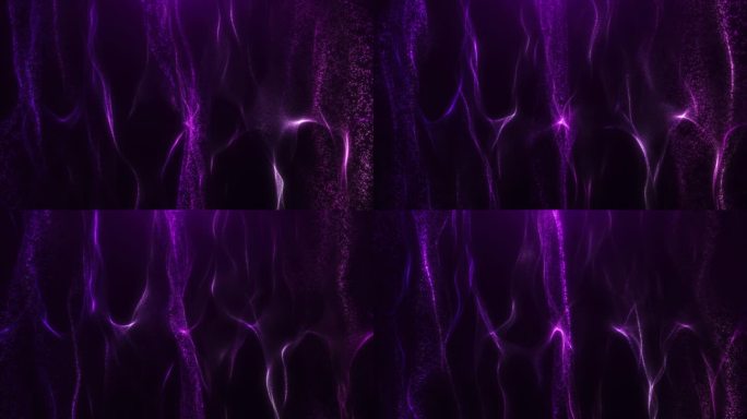 紫色粒子旋转特效
