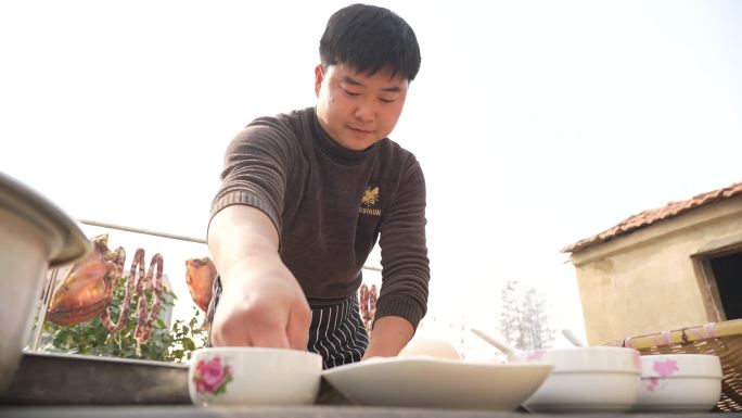 做饭 做菜 农村做饭 年夜饭 过年团聚