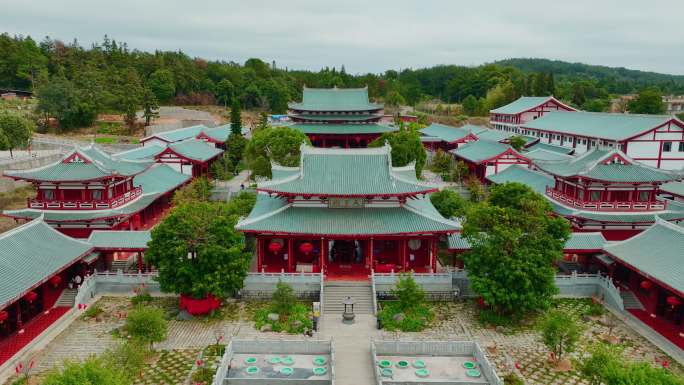 航拍莆田南少林寺