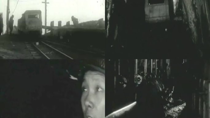 60年代黑龙江煤矿生产影像