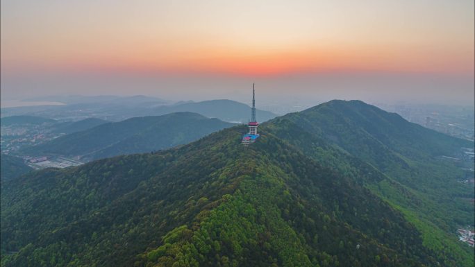 无锡梁溪惠山古运河市中心太湖航拍延时摄影